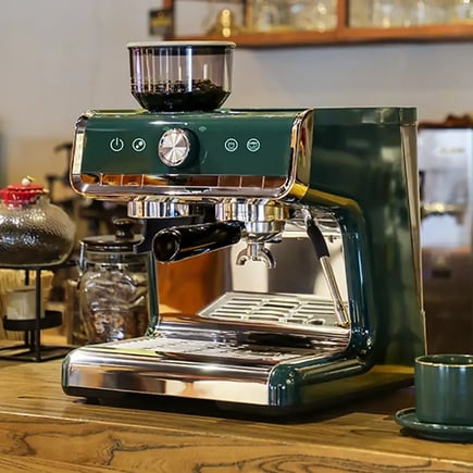 New Design Custom Logo Electric Coffee Maker With Grinder Coffee Makers Bean To Cup Espresso Machine Espresso Coffee Machine