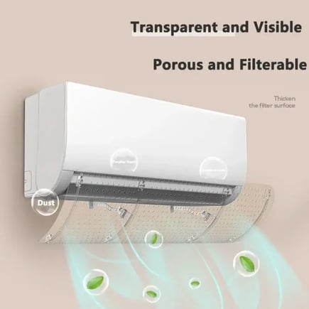 Universal Air Conditioner Wind Deflector Home Air Conditioning Windshield Anti-direct Blowing Deflector Household Air Wind Guide