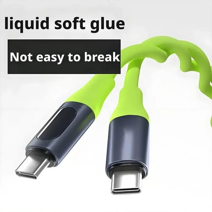 240W Type C to Type C Cable Phone Super Fast Charging Cable With LED Display USB To Type-C Data Cord For iPhone Xiaomi Samsung