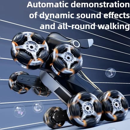 Cool Stuff Funny Gift-Intelligent Rc Robot Dog,Remote Control Car Toy,Kawaii 8-wheel Gesture Dual-sensing Rc Cars,Toys for Kids
