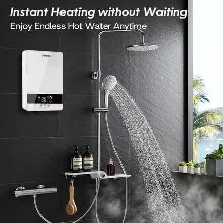 Instant Electric Tankless Water Heater Shower Bathroom Bath Water Heater 220-240V 7000W Temperature Automatica Household Hotel