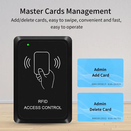 قارئ بطاقات تحكم بالوصول 125 كيلو هرتز EM RFID مع لوحة مفاتيح