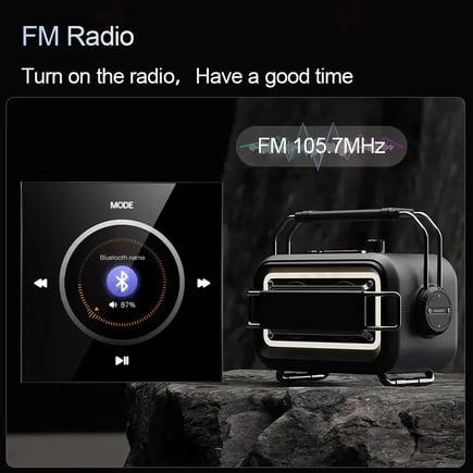 نظام صوتي جداري بلوتوث مع مكبرات صوت سقفية وراديو FM