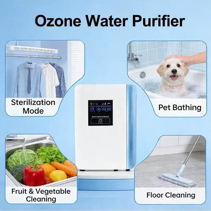 Intelligent Efficient Laundry Kitchen Ozone Generator Ozone Water Purifier Long Lifespan CE Certification