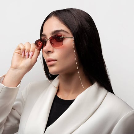   سلسلة نظارات ذهبي | Eyewear Chains Gold