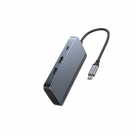 انكر - وصلة Anker USB-C Hub 7-in-1 متعددة المنافذ - رمادي