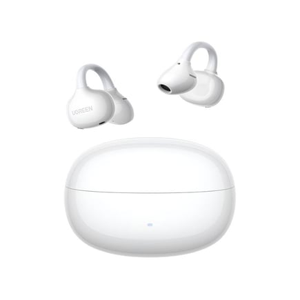 يوجرين - سماعة UGREEN ClipBuds Pro لاسلكية بمدة تشغيل تصل إلى 32 ساعة - ابيض