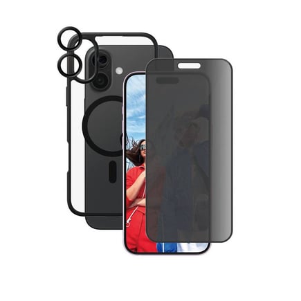 بانزر جلاس - بكج CARE™ BY PANZERGLASS® 3-IN-1 للايفون 16Plus - برايفسي