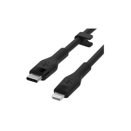 بيلكن - كيبل Flex USB-C to lightning بطول 1m - اسود