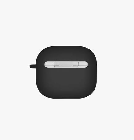 يونيك - غلاف Nexo لسماعة ابل ايربودز الجيل الرابع Airpods 4 مع تعليقه رياضية - اسود