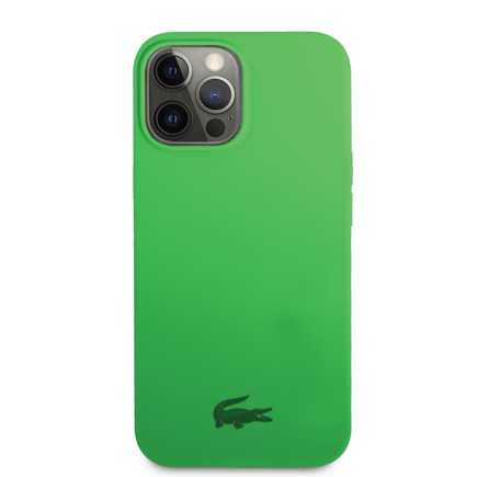 لاكوست - غلاف Liquid Silicone لأجهزة ايفون 14 - اخضر