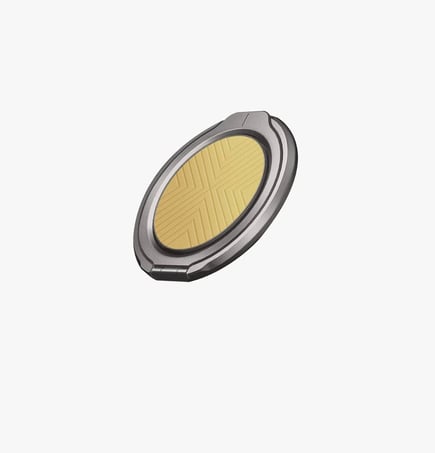 يونيك - مسكة وستاند GripFit Classic تدعم الماق سيف - اصفر