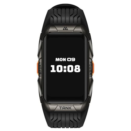 كوسبت - ساعة Tank X2 الذكية  مقاس 42mm - اسود