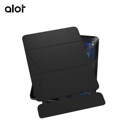 ألوت - غلاف Alot Elite امامي للايباد 10.9inch ( ايباد الجيل العاشر / ايباد A16 ) - اسود