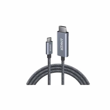 انكر - كيبل Nano USB-C to HDMI بدقة 4K وطول 0.9cm - اسود