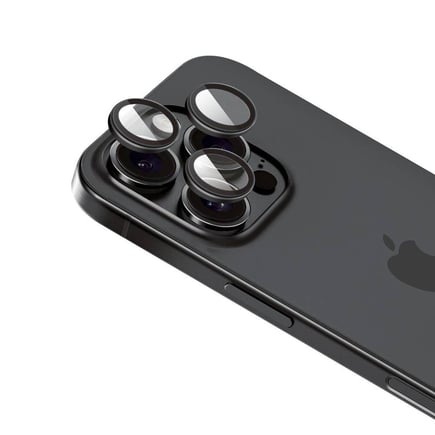 ارمور برو - حماية الكاميرا Double AR photography lens لأجهزة ايفون 16Pro/16Pro max - اسود