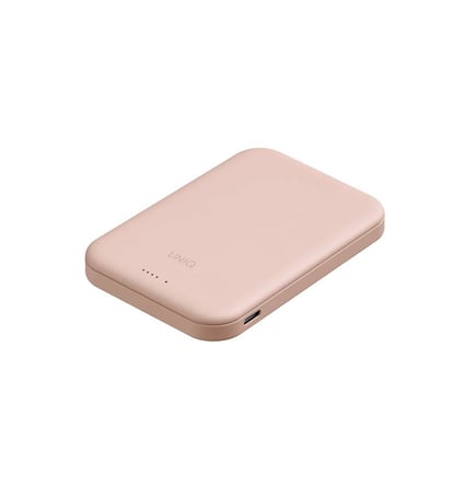 يونيك - بطارية  LEXA 5000 بسعة 5,000mAh تدعم الماق سيف - وردي
