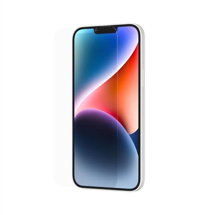 تك21 - بكج حماية 2in1 غلاف Evo clear وحماية Impact Glass للايفون 14 - شفاف