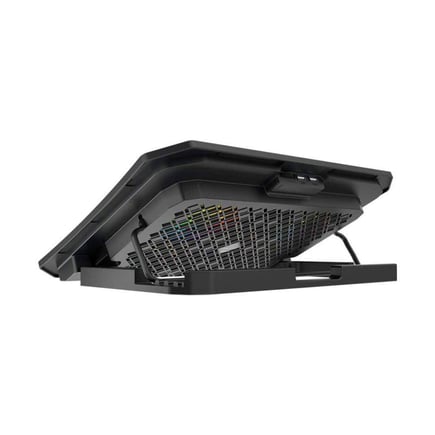 ميشن -&nbsp;قاعدة تبريد للابتوب MT-CP3030 للالعاب بخمس مراوح وإضاءة RGB
