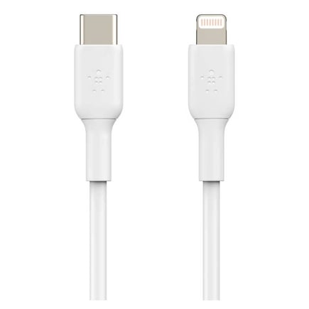 بيلكن - كيبل USB-C to lightning بطول 1m - ابيض