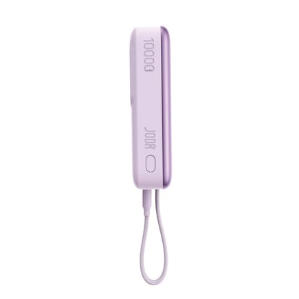 جودا - بطارية MagTack 10  بسعة 10000mAh وقوة 35W مع كيبل مدمج USB-C  - بنفسجي