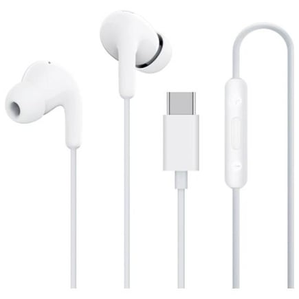 شاومي - سماعة Type-C Earphones السلكية - ابيض