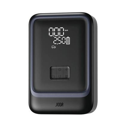 جودا - مشغل بطارية السيارة AirVolt بسعة 8000mAh مع مضخة للهواء بضغط 160PSI- اسود