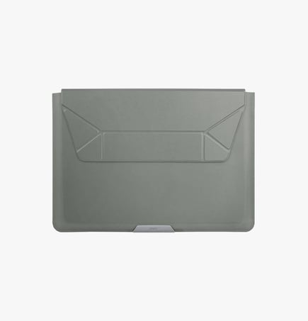يونيك - حافظة Oslo 2in1 laptop sleeve with stand - اخضر