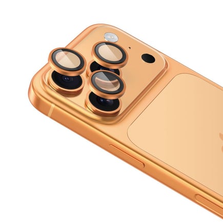 ارمور برو - حماية عدسات الكاميرا Lens Protector للايفون 17Pro/Max  - برتقالي