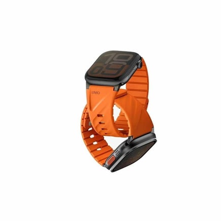 يونيك - سوار Fluo لساعة ابل بمختلف الاصدارات مقاس 49 /40mm - برتقالي