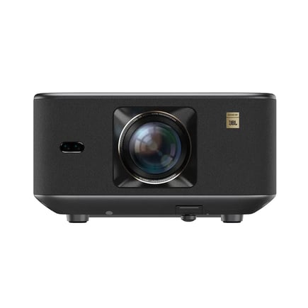 يابر - بروجكتر K3 Pro سينما منزلية مع مكبر صوت JBL مزدوج بقوة 15 واط و subwoofer خارجي - اسود