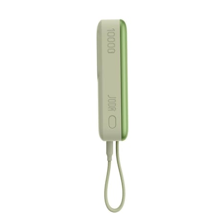 جودا - بطارية MagTack 10  بسعة 10000mAh وقوة 35W مع كيبل مدمج USB-C  - اخضر
