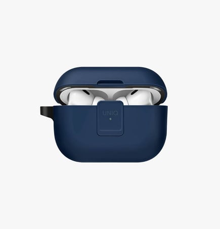 يونيك - غلاف Clyde لسماعة ابل AirPods Pro (1/2nd Gen) - ازرق/اسود