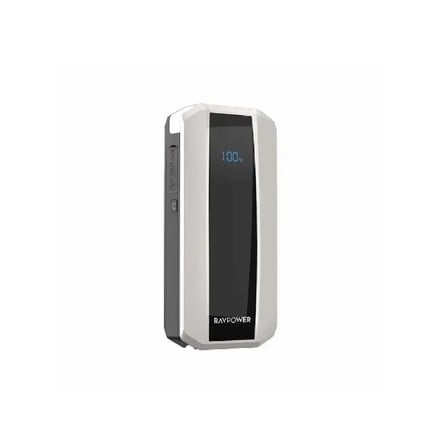 راف باور - مشغل سيارة وبطارية jump starter بسعة 11000mAh وقوة 40.7 واط - ابيض