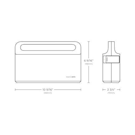 هوتو - مجموعة أدوات HOTO Household Tool Kit اليدوية فك البراغي - رمادي