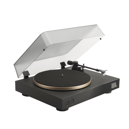 جي بي ال - مشغل اسطوانات بلوتوث Spinner Turntable مع AptX-HD - اسود/ذهبي