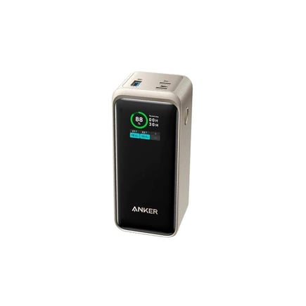 انكر - بطارية Anker Prime بسعة 20,000mAh بقوة 200W بمنفذين USB-C ومنفذ USB-A - ذهبي