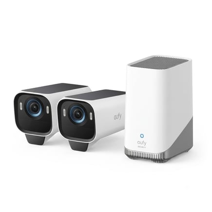 يوفي - مجموعة كاميرات المراقبة الخارجية eufyCam S3 Pro 2 - ابيض