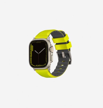 يونيك - سوار Linus لساعة ابل 49/46/45/44/42mm - اصفر