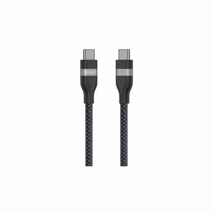 انكر - كيبل USB-C to USB-C بقوة 240W بطول 0.9سم - اسود