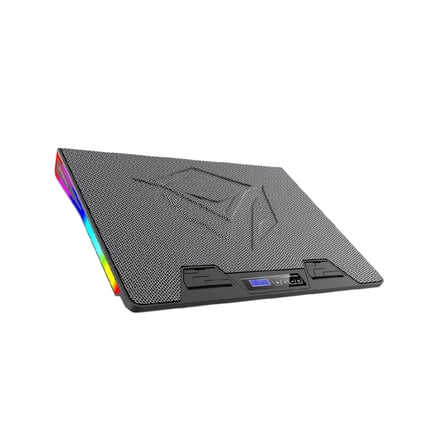 ميشن - قاعدة تبريد للابتوب MT-CP5050 بمروحة كبيرة وإضاءة RGB