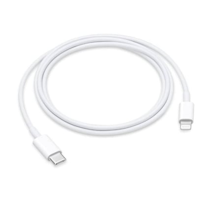 ابل - كيبل USB-C to lightning بطول 1m - ابيض
