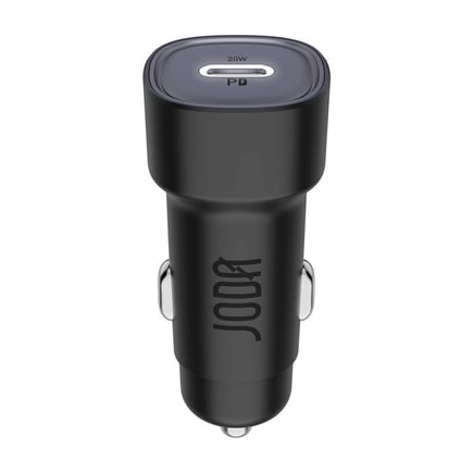 جودا - شاحن سيارة TUBE 20 بقوة 20W ومنفذ USB-C - اسود