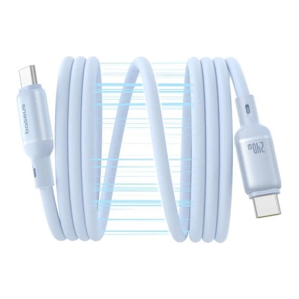 بيسوس - كيبل PicoGo Magnetic USB-C to USB-C بقوة 240W - ازرق