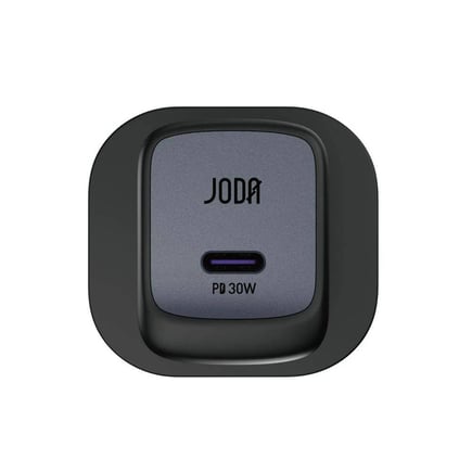 جودا - شاحن جداري Mobi بمنفذ USB-C بقوة 30W - اسود