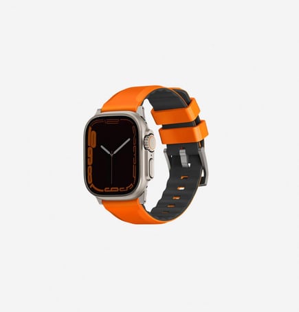 يونيك - سوار Linus لساعة ابل 49/46/45/44/42mm - برتقالي