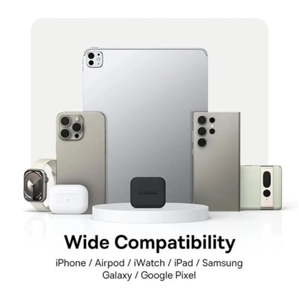 بيسوس - شاحن جداري Palm 1C بقوة 20W مع كيبل USB-C to USB-C بطول 1m - ابيض