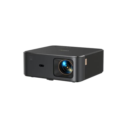 يابر - بروجكتر K2s محمول مع مكبر صوت JBL مزدوج بقوة 10W لكل مكبر صوت - اسود