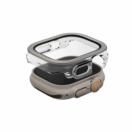 يونيك - غلاف حماية Voute لساعة ابل 49mm Ultra - تيتانيوم سيلفر