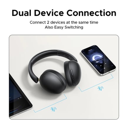 يوجرين - سماعة الرأس UGREEN Studio Max2 Wireless بمدة تشغيل تصل إلى 80 ساعة - اسود